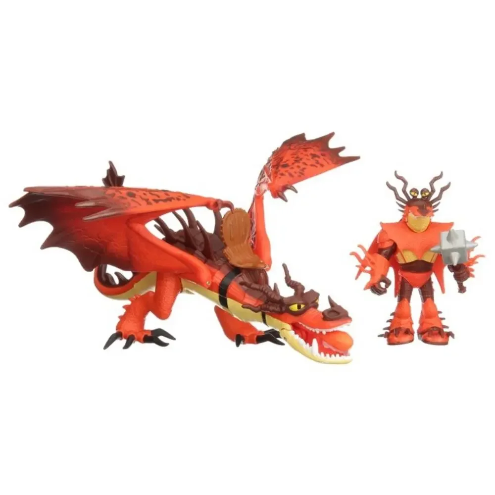 SNOTLOUT & HOOKFANG How to Train Your Dragon Hidden World Action Figure Set RARE